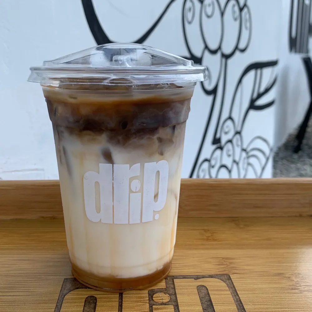 salted caramel latte